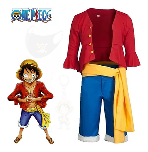 Roupas De Cosplay Luff De Segunda Geração De Peça Única